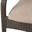 Chaises d'extérieur en osier, 4 pièces