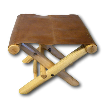 Solid + Manufactured Wood Accent Stool