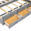 Lit plateforme avec rangement en bois massif Amayas-1982893060