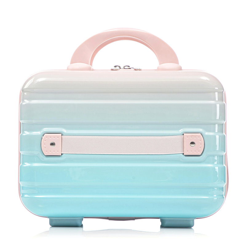 14 "/ 20" 2 pièces / ensemble dans un bagage à roulettes pour PC, valise de cabine, avec couleur dégradée et serrure à combinaison