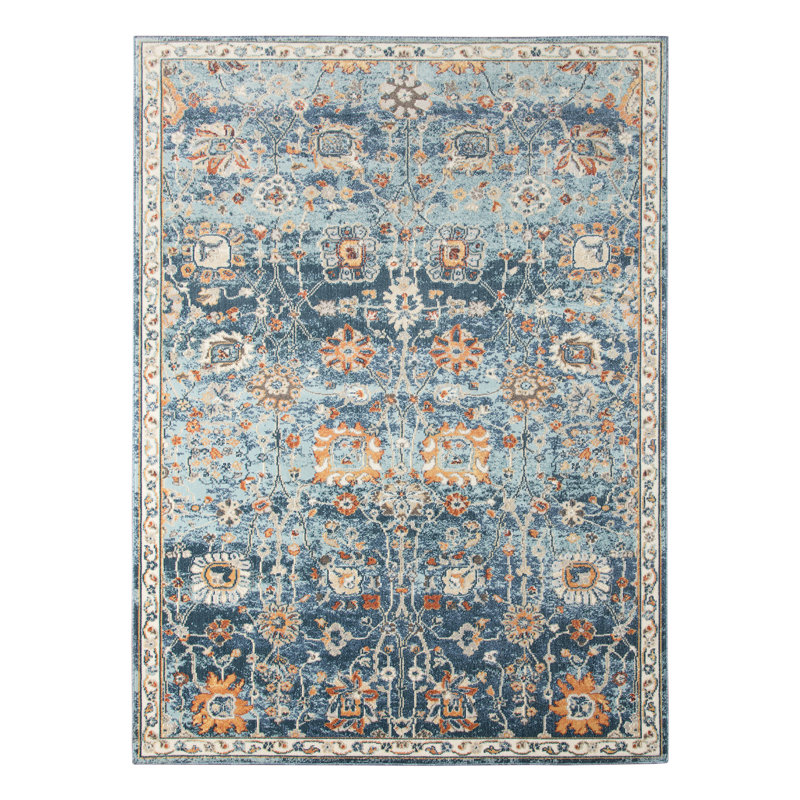 Tapis d'intérieur / extérieur Traditional, Rectangle de 2 pi x 3 pi