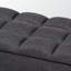 Repose-pieds rectangulaire gris foncé H 14,9 po x P 15,25 po x l 47,9 po Claes-1642729577