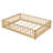 Finka Kids Floor Platforms Bed With Fence and Door-42099786-42099787