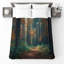 Couvre-lit matelassé Autumn Forest Path toutes tailles-126174609