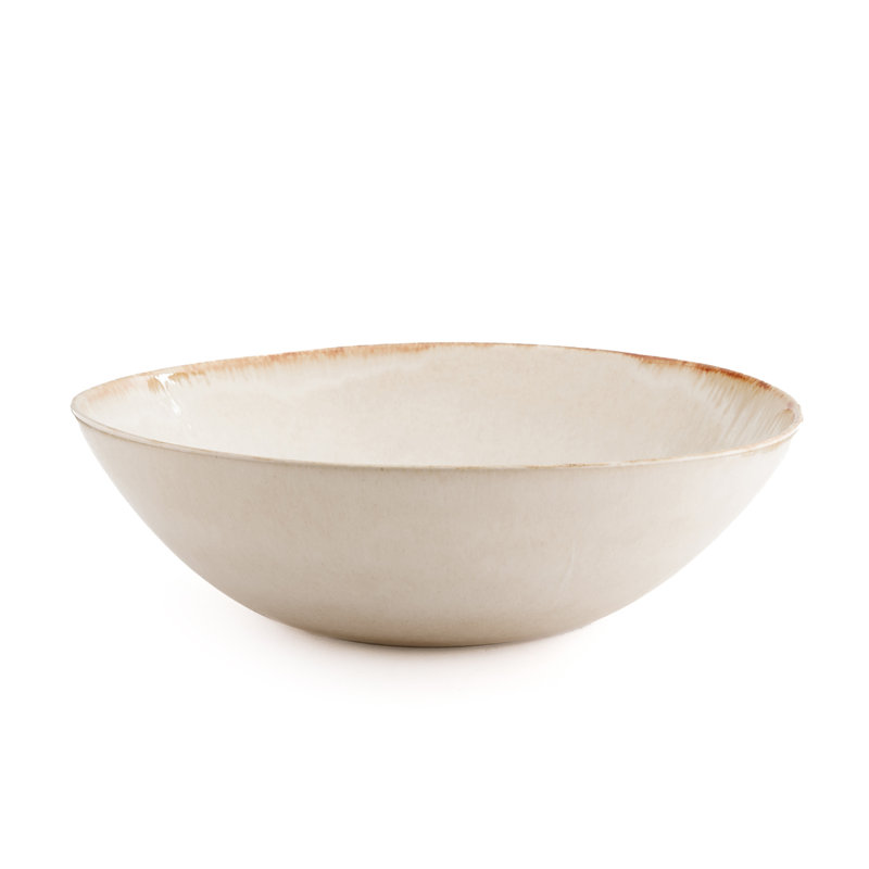 Brambly Cottage Stegeman Ceramic Serving Bowl, 10.00'' H x 27.00'' W x 27.00'' L