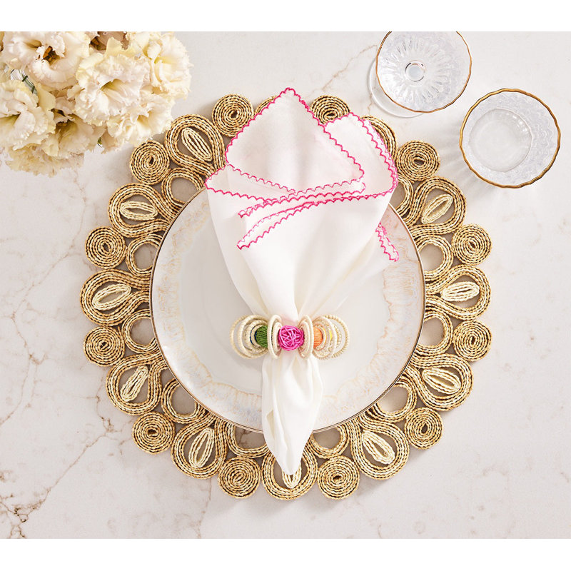 Marisol Placemat, Ivory/Natural