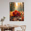 Art mural en verre trempé Orange Roses-132485436