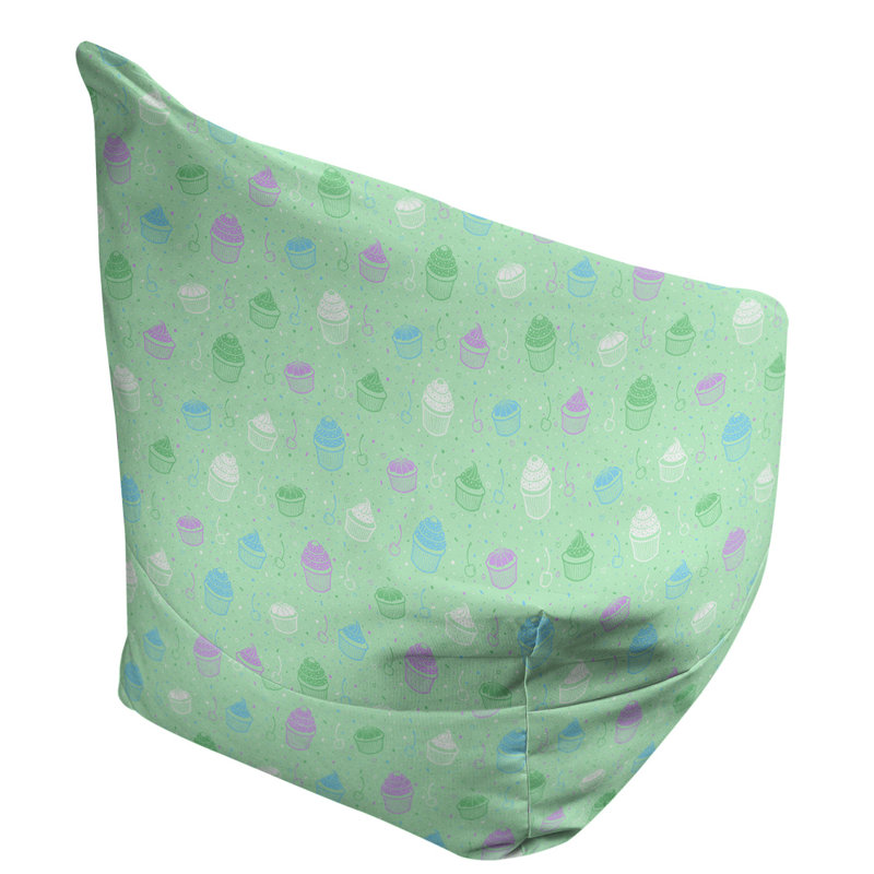 Petite chaise à sacs à billes & Leffel, H 120 po x l 2 po x P 60 po, Vert / Rose / Mauve, Pas de bourre