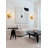 Transitional 1 Light Crystal Plaque Wall Sconce