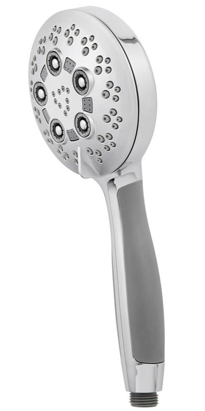 Rio Multi Function Handheld Shower Head, Polished Chrome, 2.5 GPM
