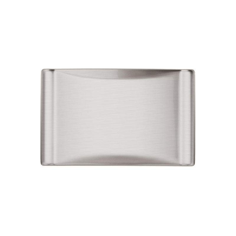 Poignée rectangulaire, Nickel brossé
