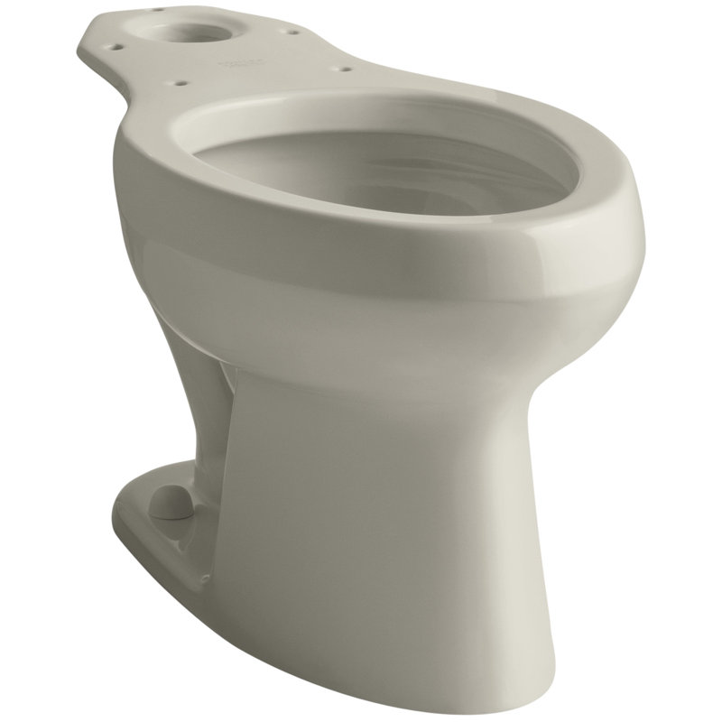 Cuvette de toilette allongée Wellworth 1,6 GPF (siège non inclus), Banc de sable