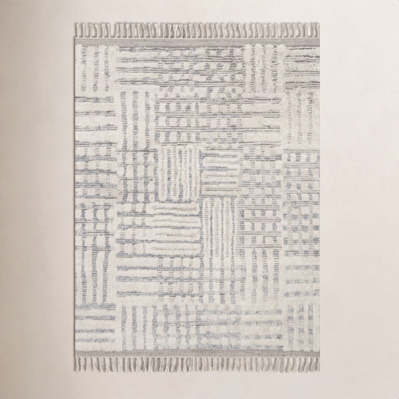 Benjamin Geometric Indoor Rug, Rectangle 7'9" x 9'9"