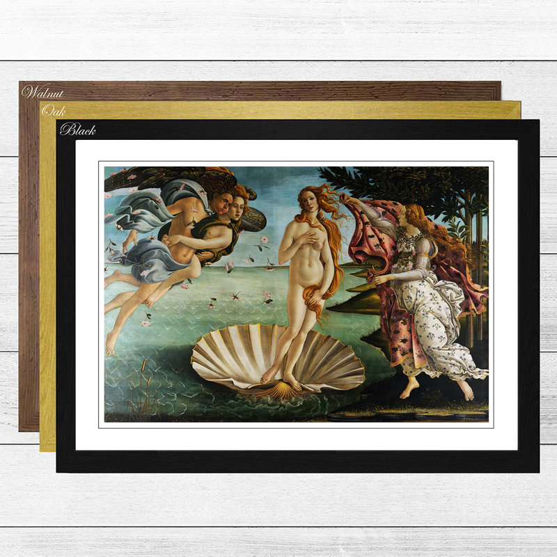 Sandro Botticelli - Single Picture Frame Painting, Oak