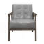 Chaise d'appoint capitonnée à boutons, chaise d'appoint moderne Mid-Century, chaise confortable