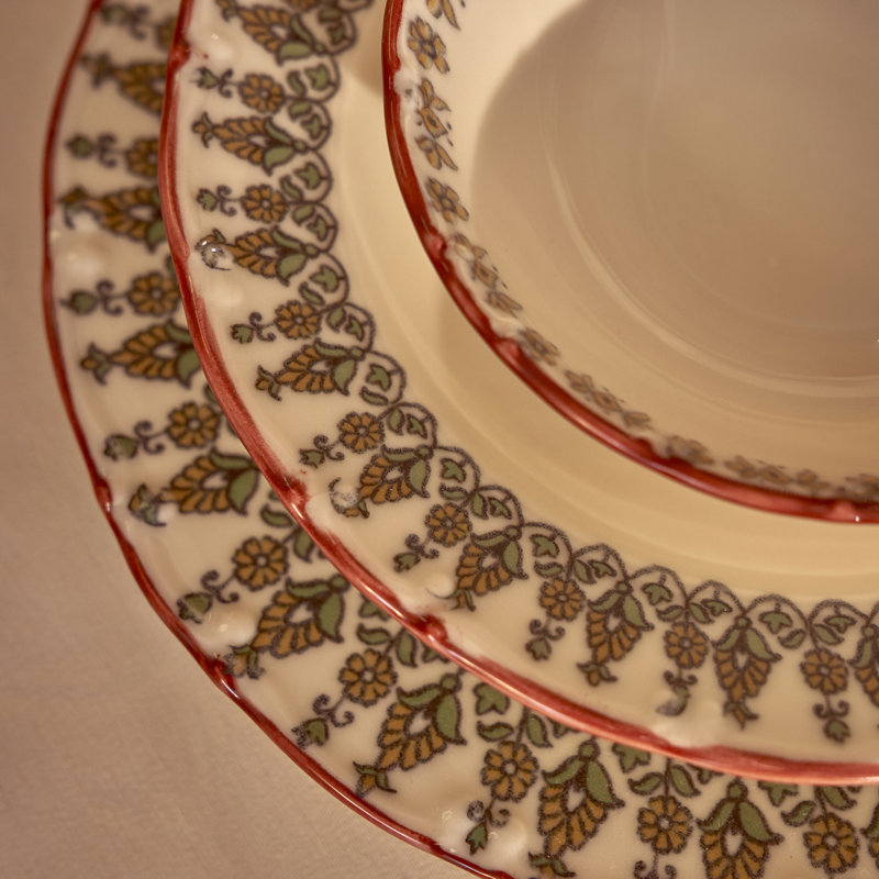 Bol à soupe indien en porcelaine