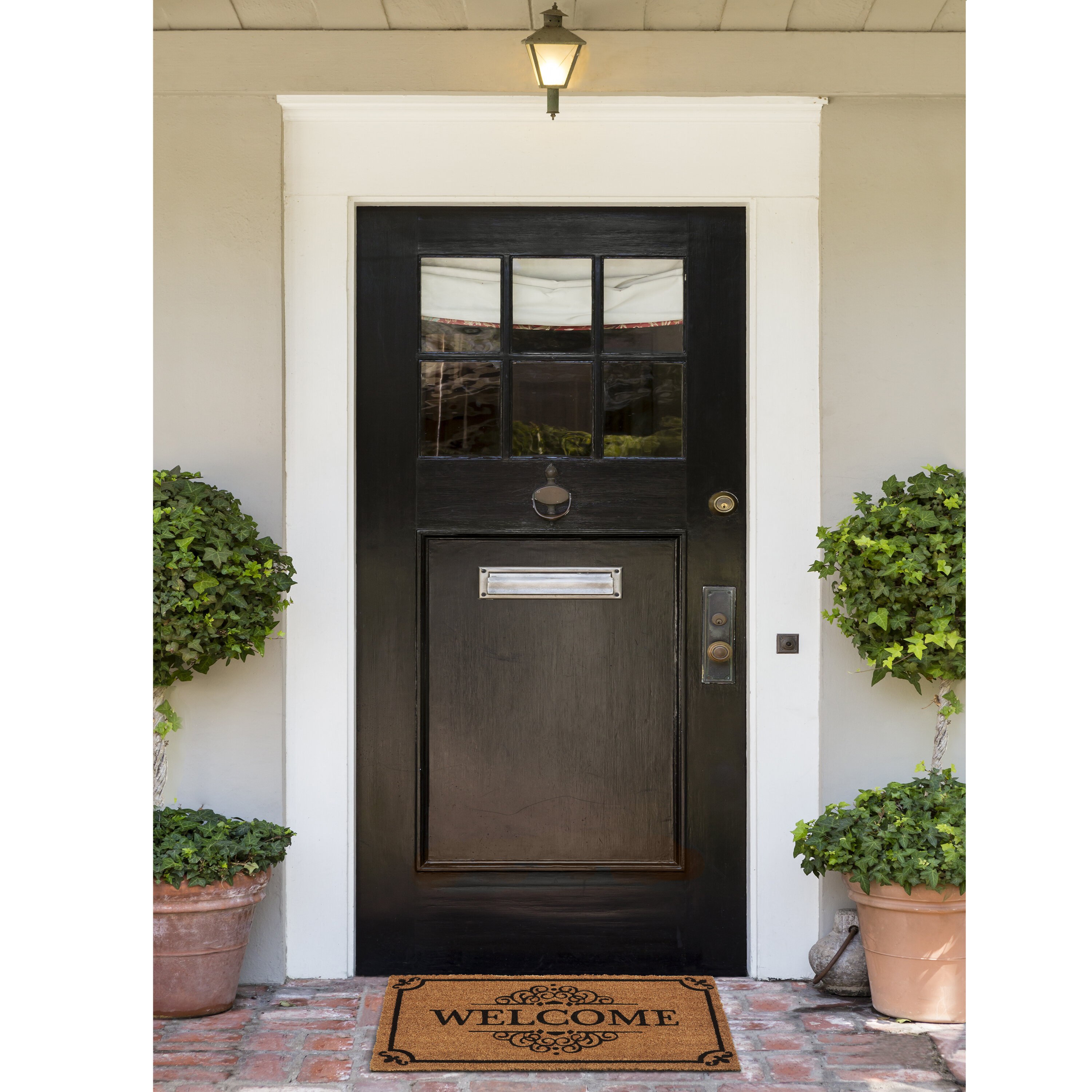 Charlton Home® Groseiller Non-Slip Outdoor Doormat