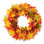 Wreath Faux Lighted Maple Polyester 24'' Wreath