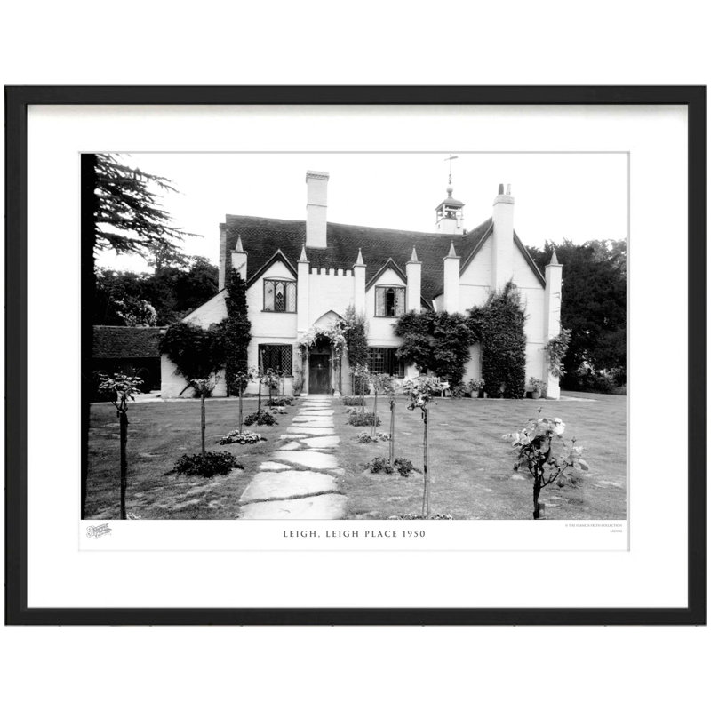 Leigh, Leigh Place 1950 by Francis Frith - Single Picture Frame Print, 45cm H x 60cm W x 2.3cm D