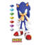 Décalcomanie murale Sonic The Hedgehog Sonic
