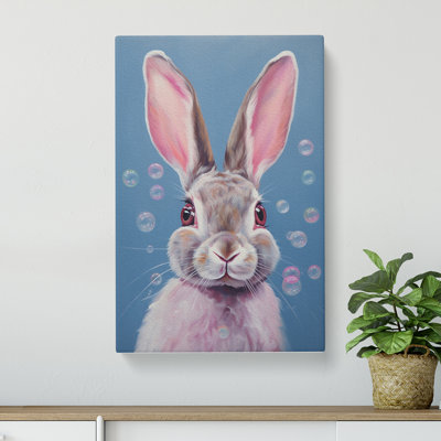 Hare Bubble Gum - Wrapped Canvas