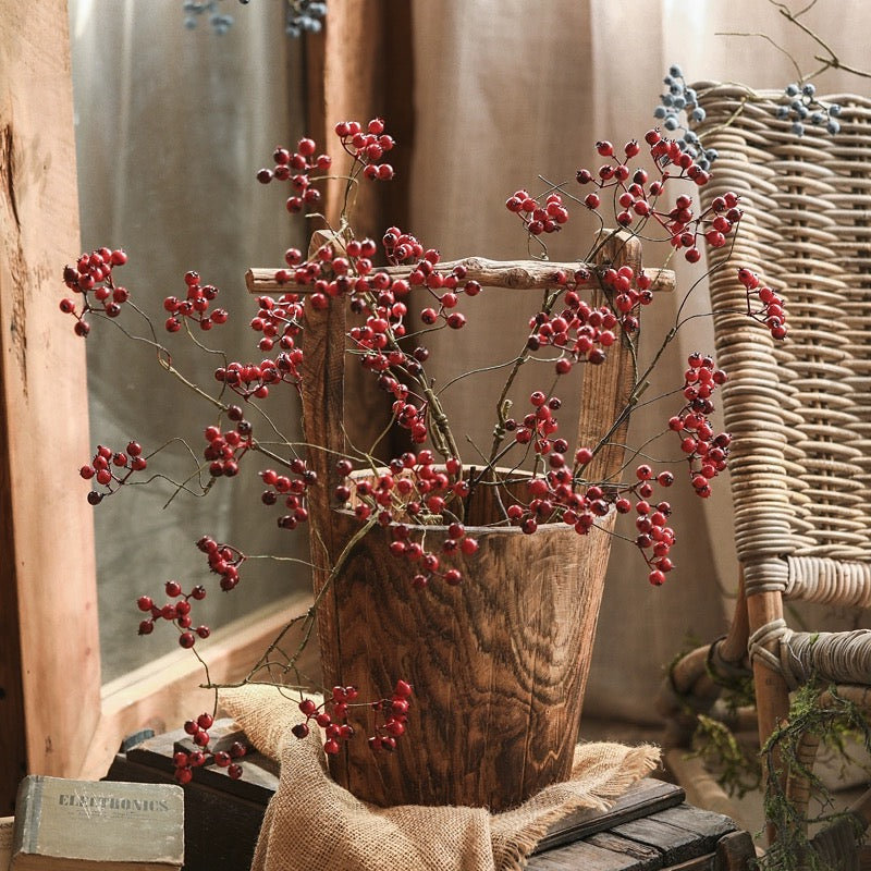 Faux 29,9 po plante d'eucalyptus, Bleu