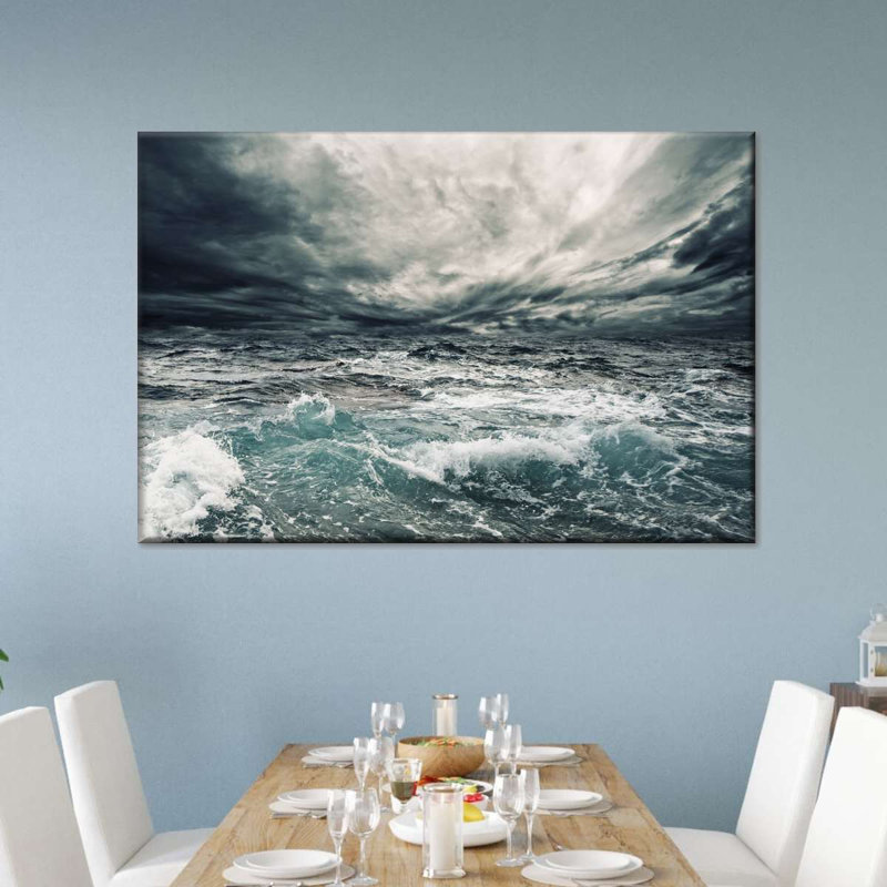 Impression sur toile Stormy, H 8 po x l 12 po x P 1 po