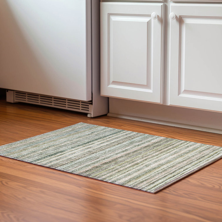 Premium Machine Washable Cerrito AMF598 Sage 5' x 7'6" Rug