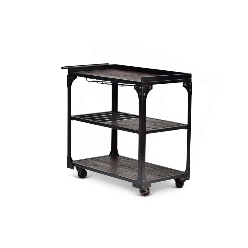 Sherlock - Cart With Casters - Black
