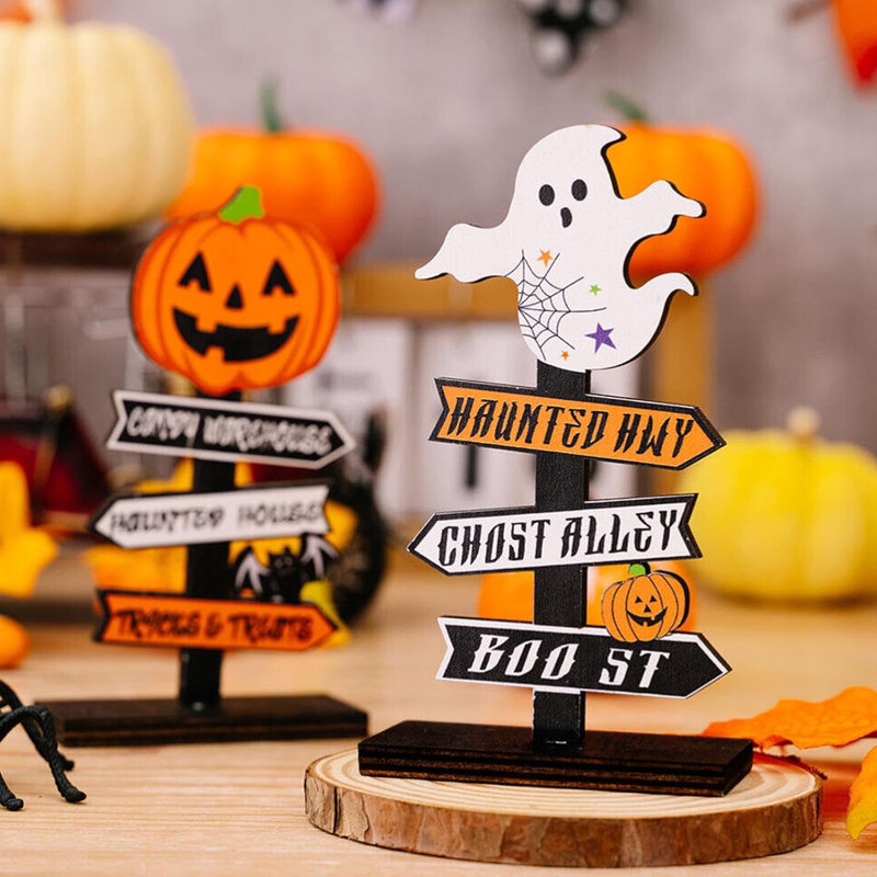 Wood Halloween Decoration