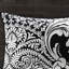 Couette 7 pièces King Size - Noir avec couvre-lit brodé