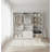 Prosper White Freestanding Walk In Wood Closet System