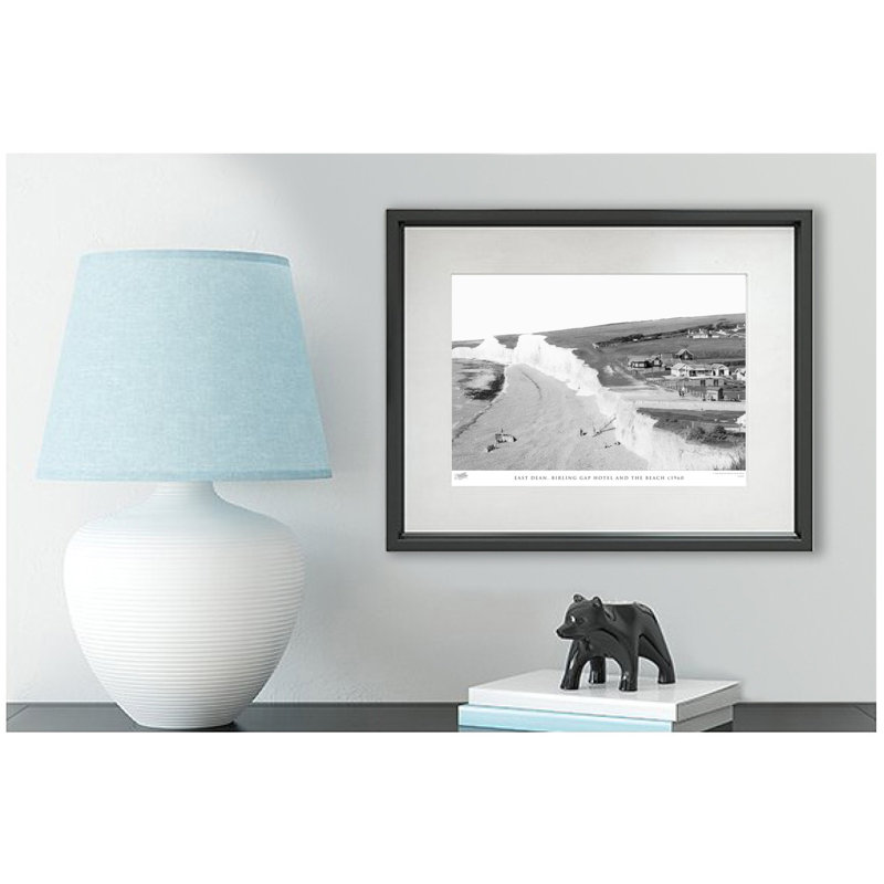 East Dean, Birling Gap Hotel And The Beach C1960 by Francis Frith - Single Picture Frame Print, 40cm H x 50cm W x 2.3cm D