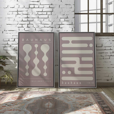 Ensemble de 2 rétro et circuits taupe Bauhaus