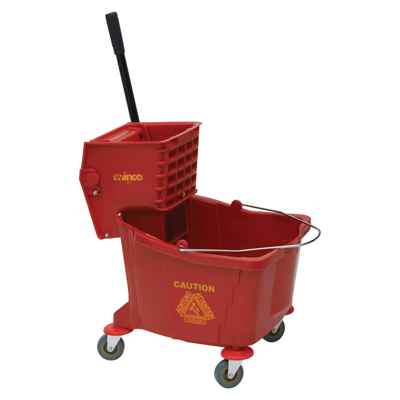 Mop Bucket, 36 qt., Red