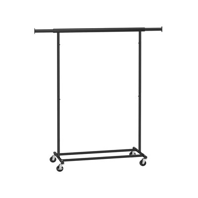 Heavy Duty Extendable Metal Clothes Rail With Wheels