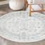 Tapis oriental en polypropylène tissé à la machine en beige / gris Uptown-73389885