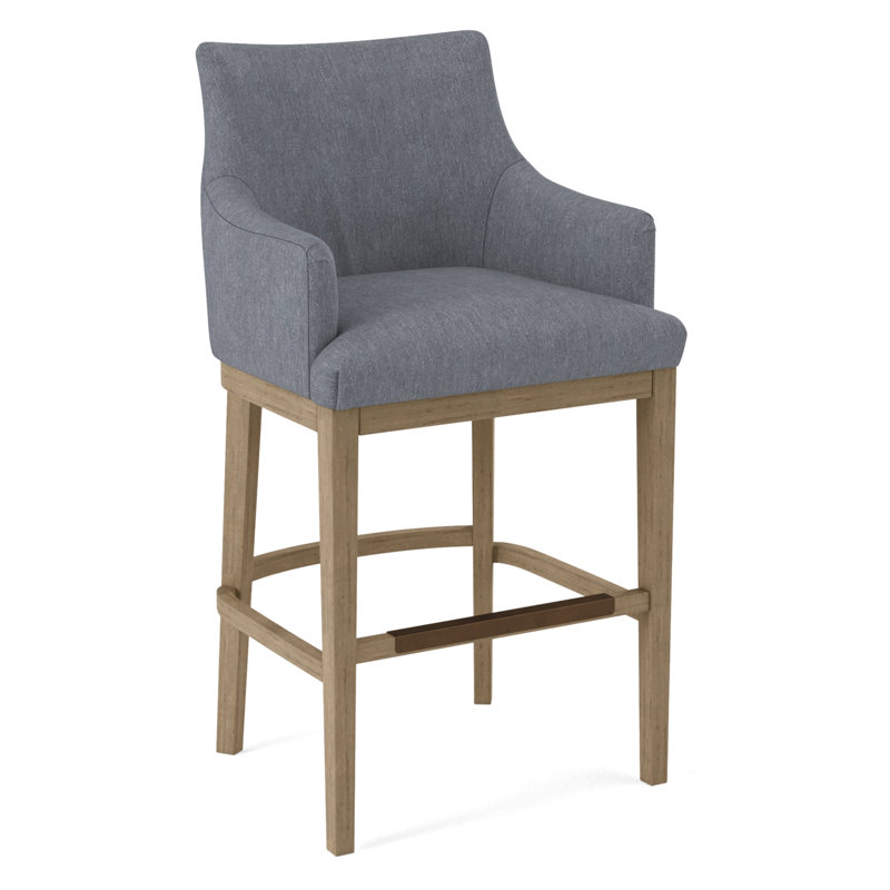 Upholstered Stool, 61471-88, Beachwood