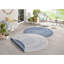 Porto Reversible Blue/Cream Rug-71403373