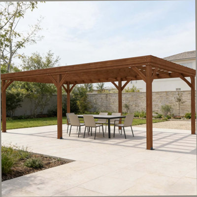 Pergola en bois pour jardin