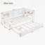 Lit de jour en bois avec lit gigogne simple, tablette de rangement et ports de chargement USB-2114054169-2114054170
