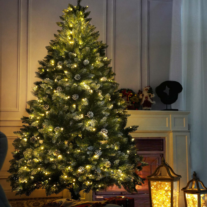 Sapin de Noël artificiel avec lumières claires, 5'