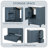 24" Bathroom Vanity With Ceramic Sink-1356134266