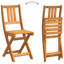 Vidaxl Bistro Set 3 Pcs Solid Acacia Wood-117955339