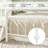 Vintage Style Metal Platform Bed Frame With Arch-Design Headboard And Footboard-145540710-145540711
