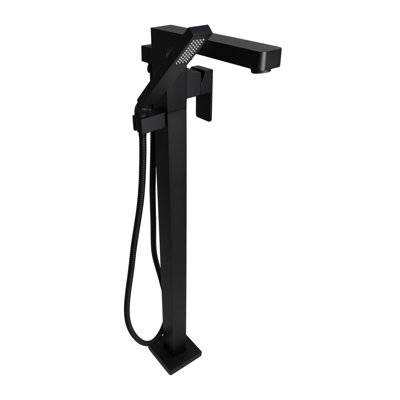 Madison 1 Handle Floor Tub Filler with Diverter