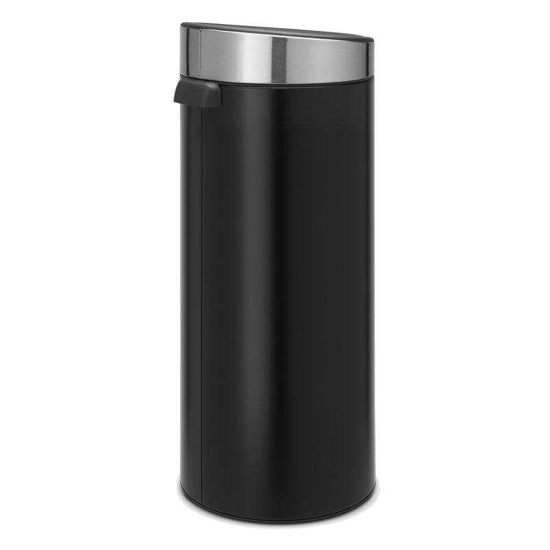 Brabantia 30 Litre Touch Bin, Matt Black