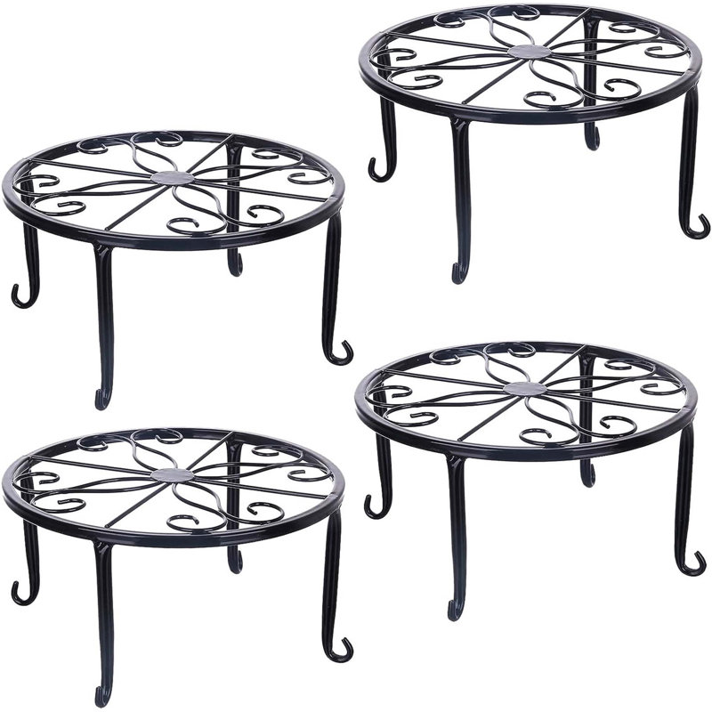 Plant Stand - Set of 4, Black