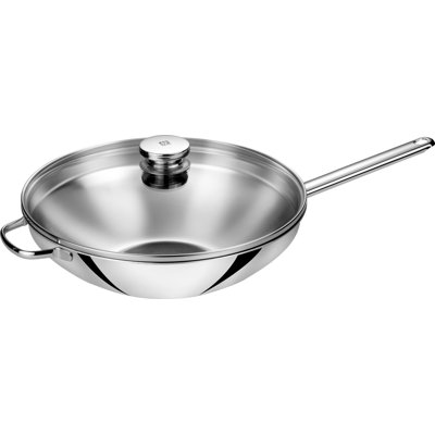 Plus 32 cm / 12.5 Inch 18/10 Stainless Steel Wok