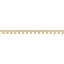H 3 po x l 1 1/2 po x P 48 po - bordure en uréthane dentelée Signature de Matthews, brun clair apprêté-101140441